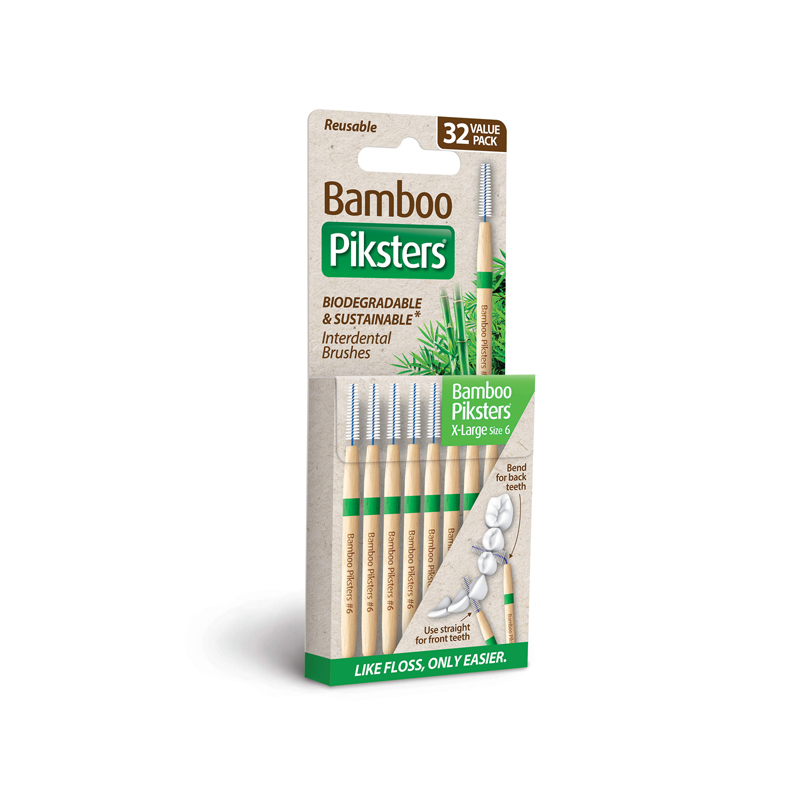 Bamboo piksters ragers size 6 x-large groen