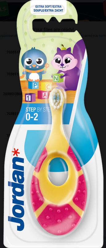 Jordan kinder tandenborstel step 1 (0-2 jr) baby
