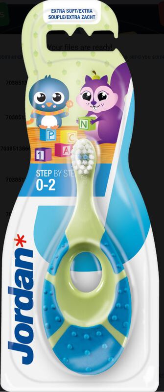 Jordan kinder tandenborstel step 1 (0-2 jr) baby
