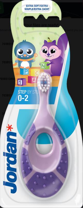 Jordan kinder tandenborstel step 1 (0-2 jr) baby