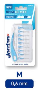 jordan interdentaal brush between m - 0,6mm blauw