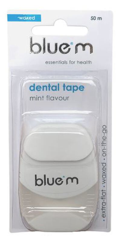 Bluem dental tape waxed mint (floss)