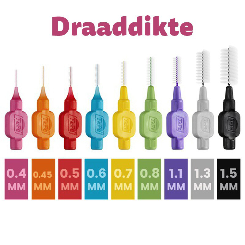 Tepe interdentale ragers original roze 0,4mm(0)