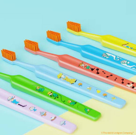 Tepe tandenborstel kids x-soft pippi langkous +3jr