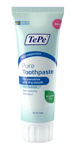 tepe pure tandpasta mild pepermunt sensitive
