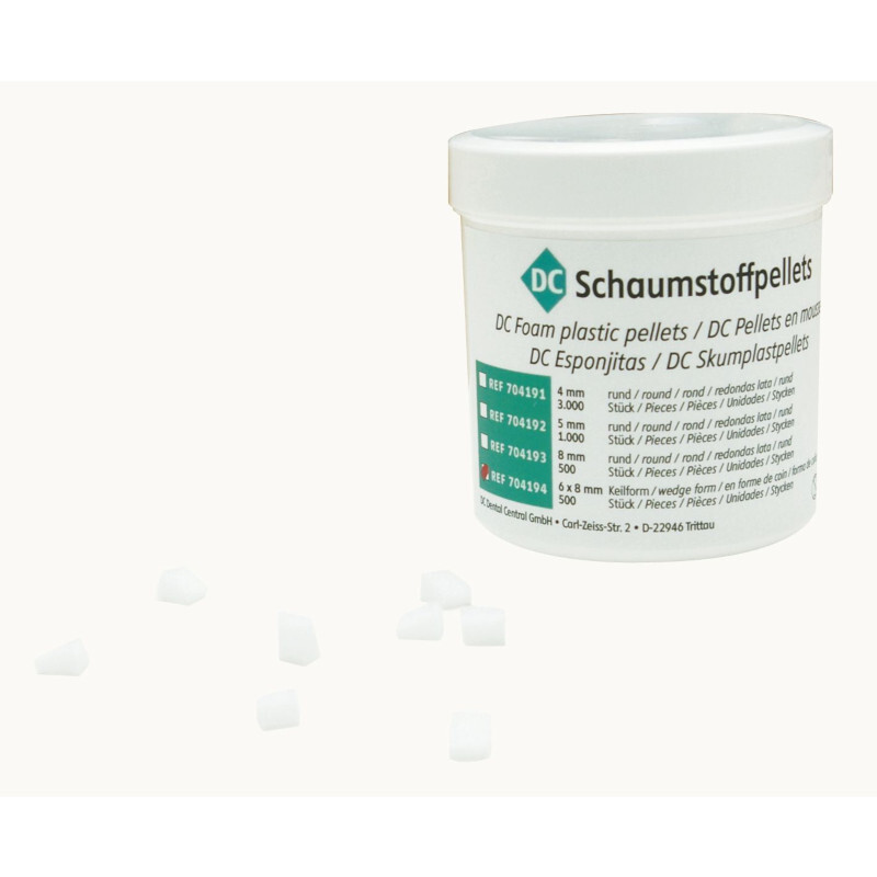 Dc schuimstof pellets 4mm rond