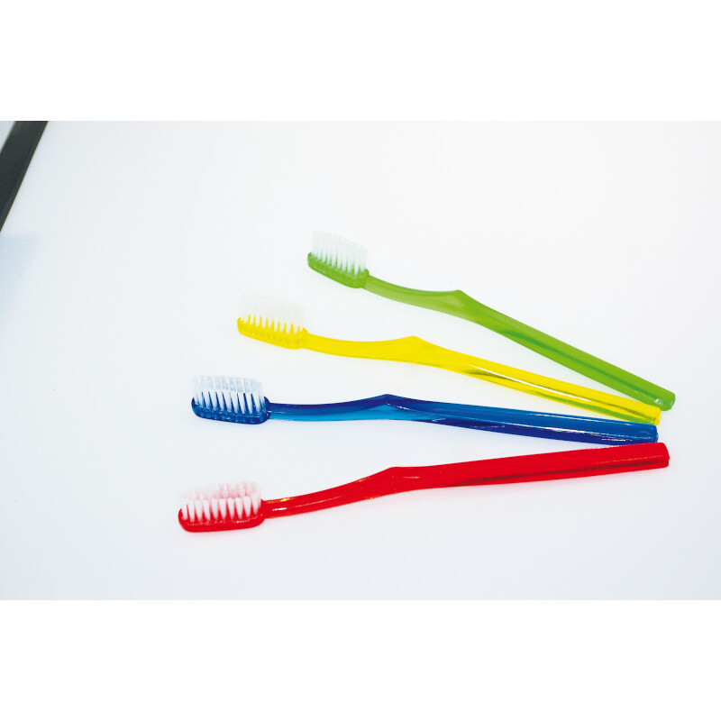 Disposable tandenborstels + tandpasta blauw