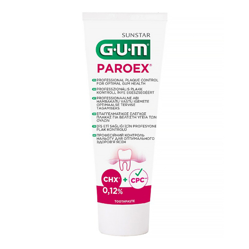 Gum paroex tandpasta duo 0,12% chloorhexidine