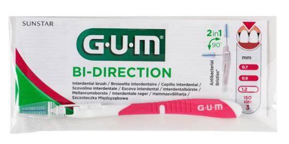 Gum bi-direction ragers 1,2 mm / roze large
