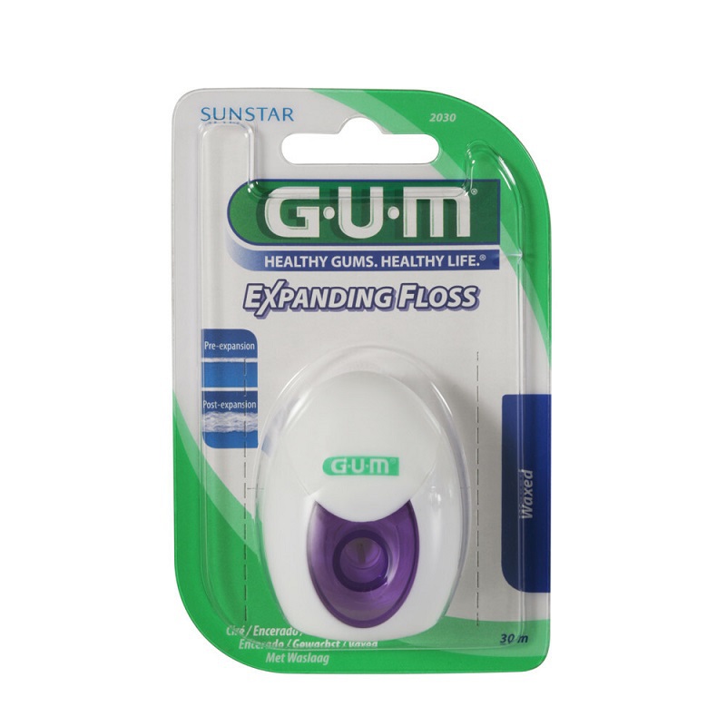 Gum expanding floss