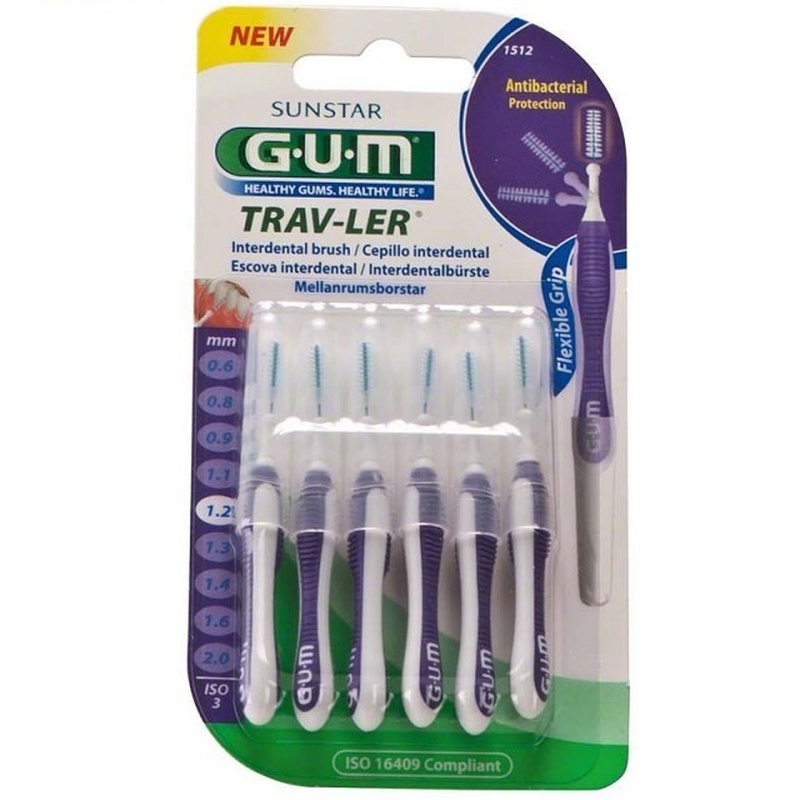 Gum trav-ler 1,2mm paars