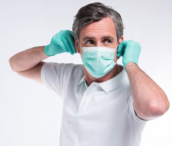 Comforties mondmaskers type iir groen met elastiek