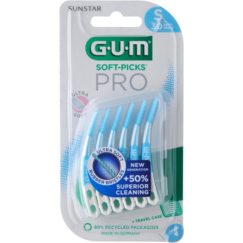 Gum soft-picks pro small blauw