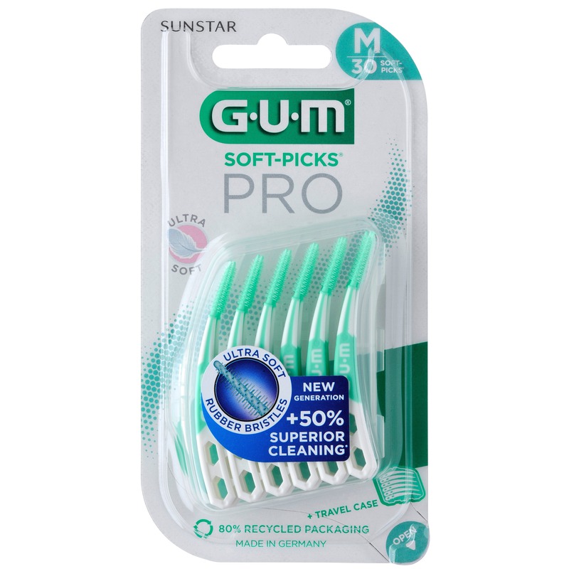 Gum soft-picks pro medium lichtgroen