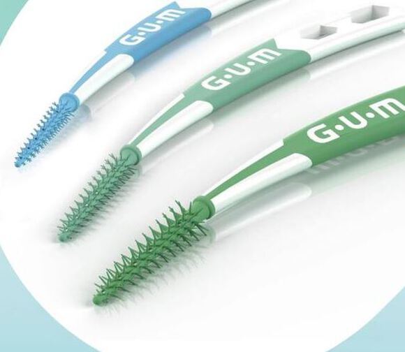 Gum soft-picks pro small instructiebox blauw
