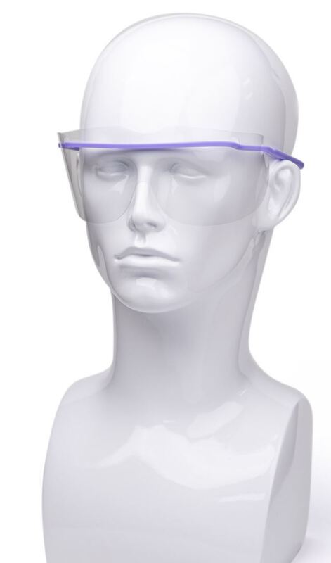Disposable eye shields clear / lens+frame (ass)