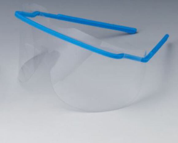 Disposable eye shields clear / lens+frame (ass)