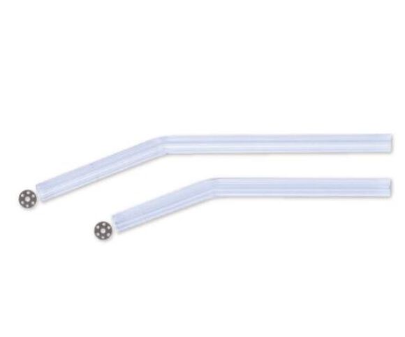 Disposable transp. air-water syringe tips short