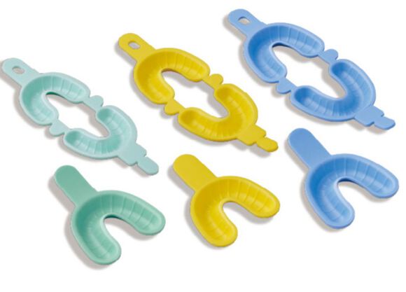 Fluortrays premium plus dubbel medium geel