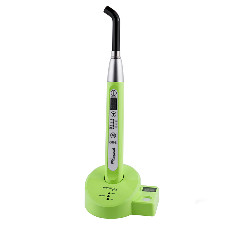 Premium led curing light c01-c lime incl.sleeves