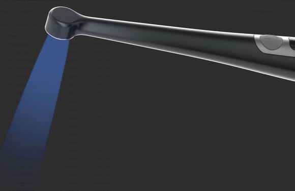 Premium led curing light c03-c carbolite black