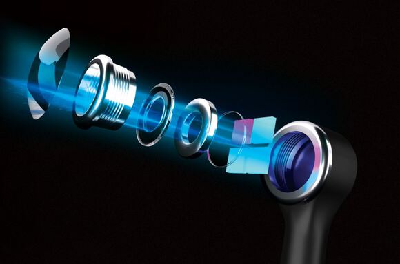 Premium led curing light c03-c carbolite black