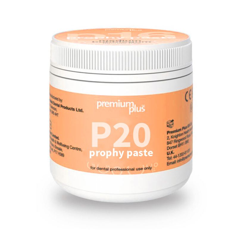 Premium plus prophy paste medium orange fl.vrij