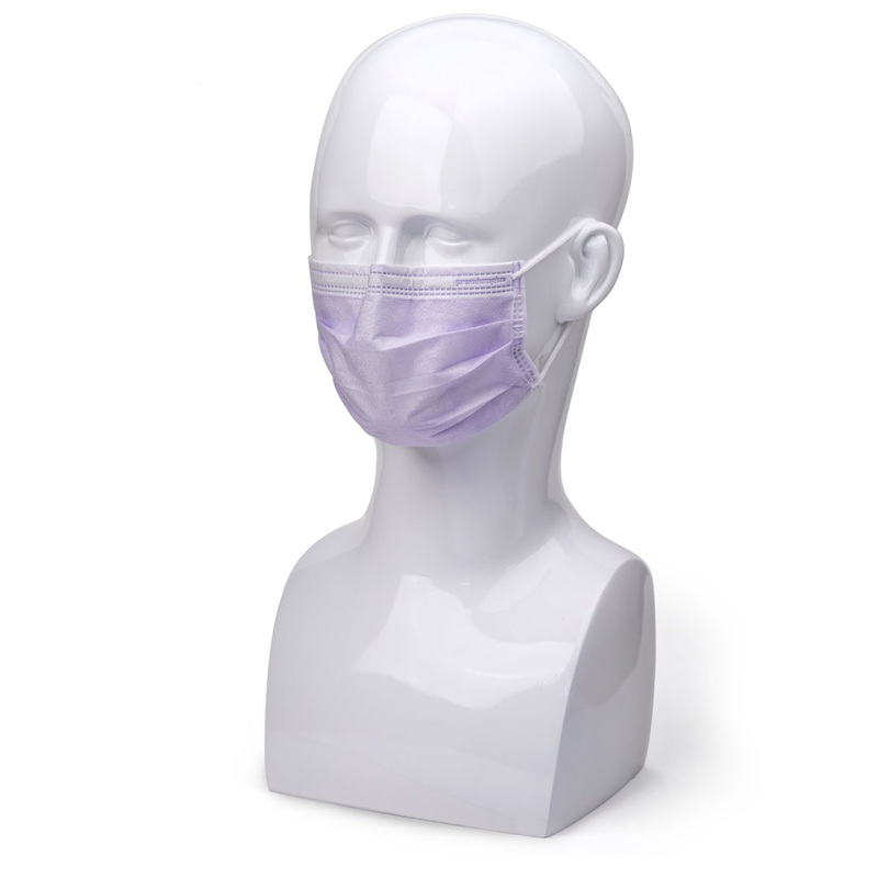 Mondmaskers type iir/2r 4-laags blauw earloop