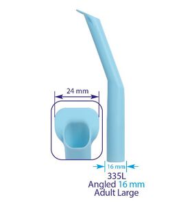 premium plus afzuigcanulen adult large 24mm blauw