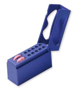premium plus endo dispenser met teller/10 blauw