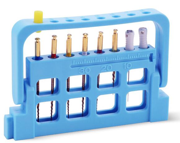 Premium plus endo dispenser met liniaal/8 blauw
