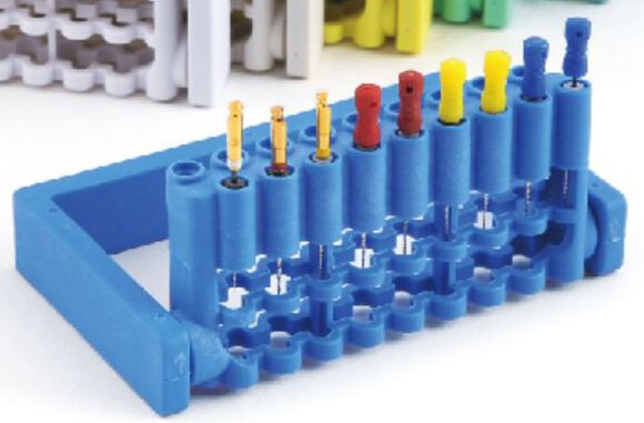 Premium plus endo dispenser 18gats blauw