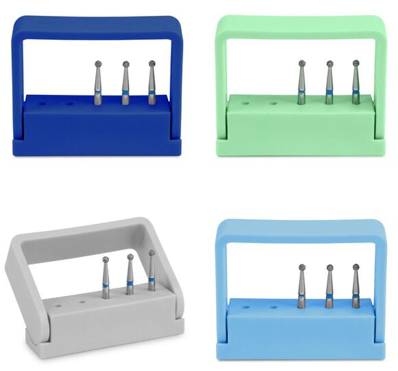 Premium plus boren dispenser voor 5 fg boren blauw