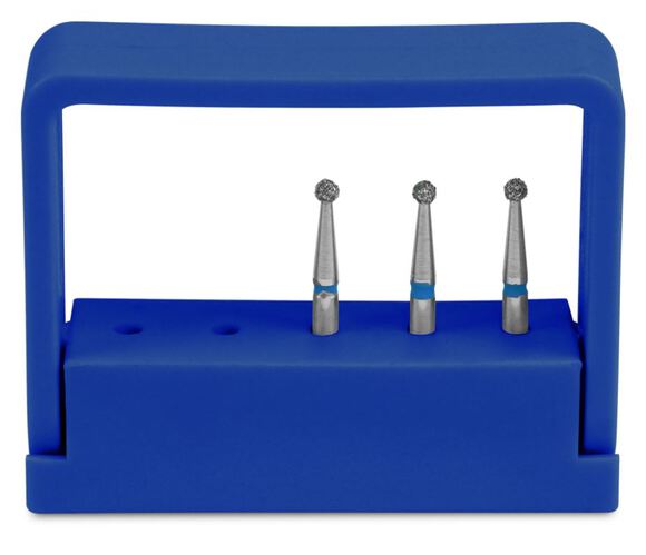 Premium plus boren dispenser voor 5 fg boren blauw