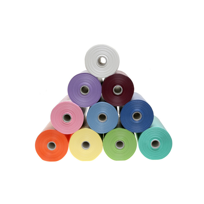 Patientenschorten tissue/pe wit 50x60cm rol