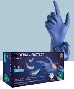 epidermprotect nitrile handschoen pf metalblue s