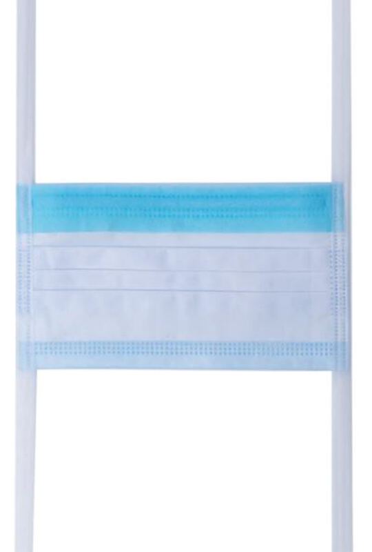 Mondmaskers fog stop 4-l (iir) blauw met koord