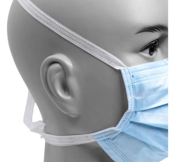 Mondmaskers fog stop 4-l (iir) blauw met koord