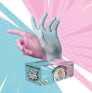 style peppermint rosie nitrile pf mint/roze m