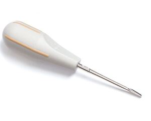 luxator l5s periotome 5mm straight blade, tan