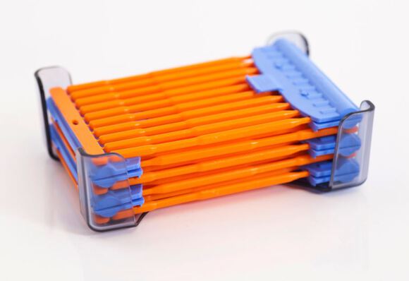 Stik-n-place adhesive applicators