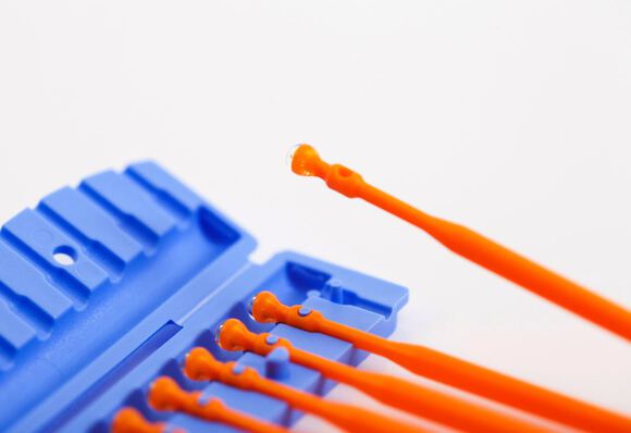 Stik-n-place adhesive applicators