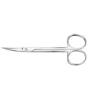 dc tandvleesschaar nr.230/2 iris 12cm gebogen