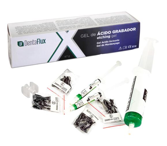 Etchgel groen fostor 37% (+ 2x3.5gr+24 tips extra)