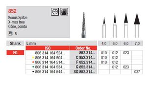 edenta diamantsteen fg 852/010 (x-mas tree)