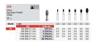 edenta diamantsteen fg f379/014 egg shape 3mm