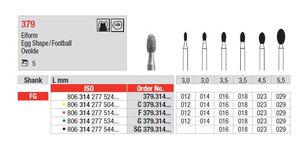 edenta diamantsteen fg 379/012 (egg shape/footb.)