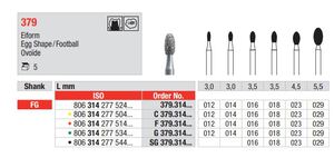 edenta diamantsteen fg c379/018 (egg shape/footb.)