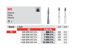 edenta diamantsteen fg 889/009 flame