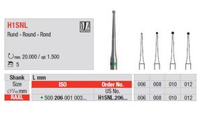 edenta endobur h1snl.206.008 raxl rond